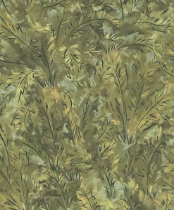 Papier peint vinyle intissé Bensimon palmier vert L.1005 x l.53cm Lutèce