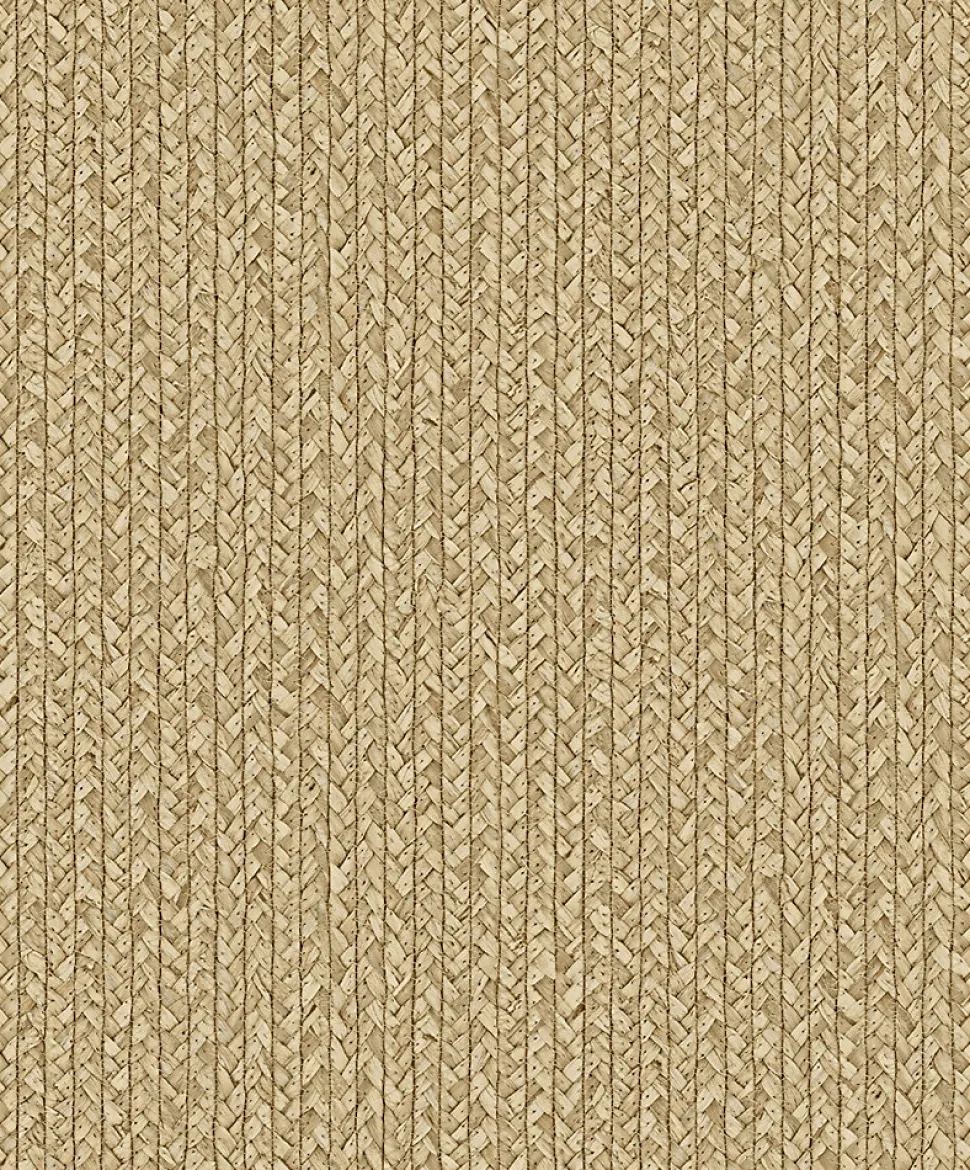 Papier peint vinyle intissé imitation jonc de mer tressé L.1001 x l.53 cm