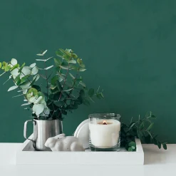 Papier peint Vinyle Intissé GoodHome Izier vert émeraude
