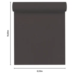 Papier peint vinyle intissé uni aspect tissu gris anthracite L.1005 x l.53cm GoodHome, Mythe