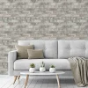Papier peint Vinyle Intissé GoodHome Elba rose poudré