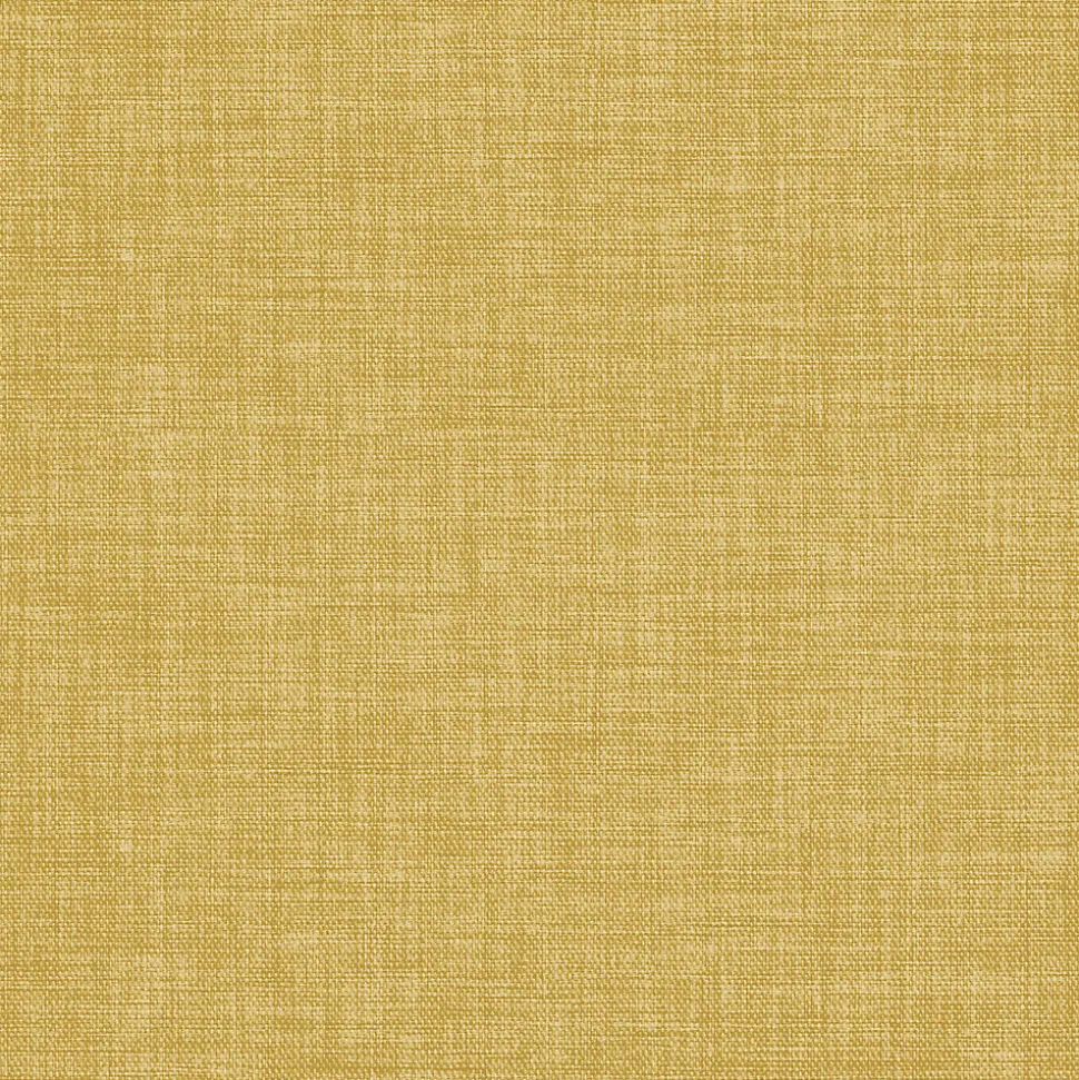 Papier peint vinyle intissé uni structuré jaune ocre L.1000 x l.52 cm GoodHome Shung