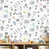 Papier peint vinyle intissé enfant football multicouleurs L. 1005 x l. 53cm Ugepa