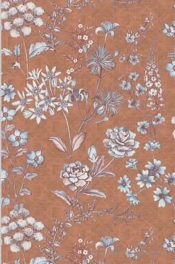 Papier peint vinyle sur intissé Fleur L.10.05 x l.0.53 m. - Réf. AS-391173