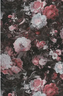 Papier peint vinyle sur intissé Fleur L.10.05 x l.0.53 m. - Réf. AS-388214