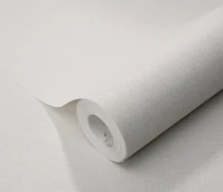 Papier peint vinyle sur intissé uni Casual blanc L.1005 x l.53cm Erismann