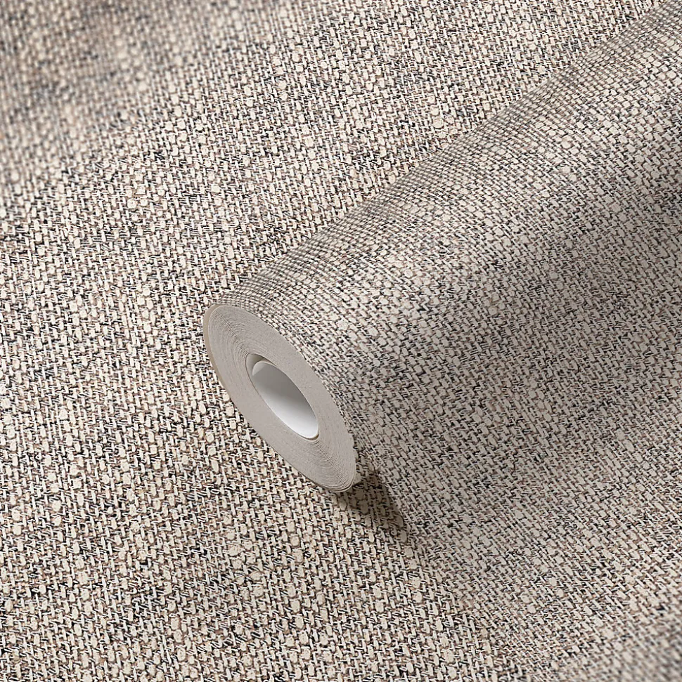 Papier peint vinyle sur intissé Coutu GoodHome contemporain beige l.53 x H.1005 cm