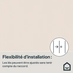 Papier peint vinyle sur intissé GoodHome Aune sable