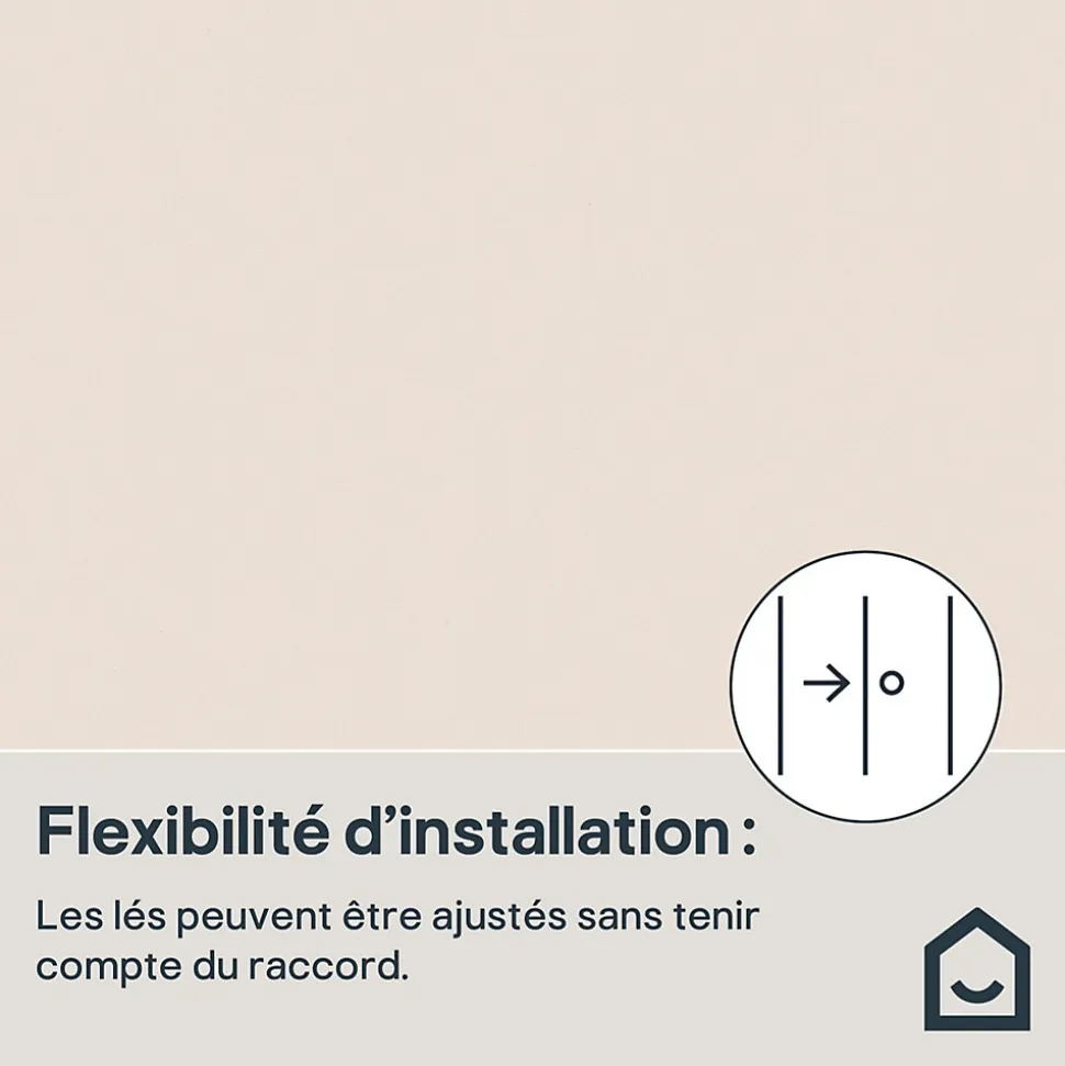 Papier peint vinyle sur intissé GoodHome Aune sable