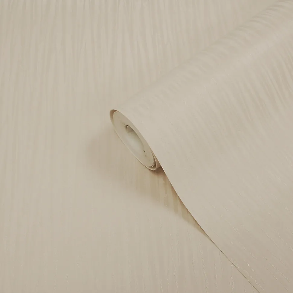 Papier peint vinyle sur intissé GoodHome métallique or pâle 53 cm