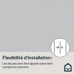 Papier peint vinyle sur intissé GoodHome  Aune gris clair