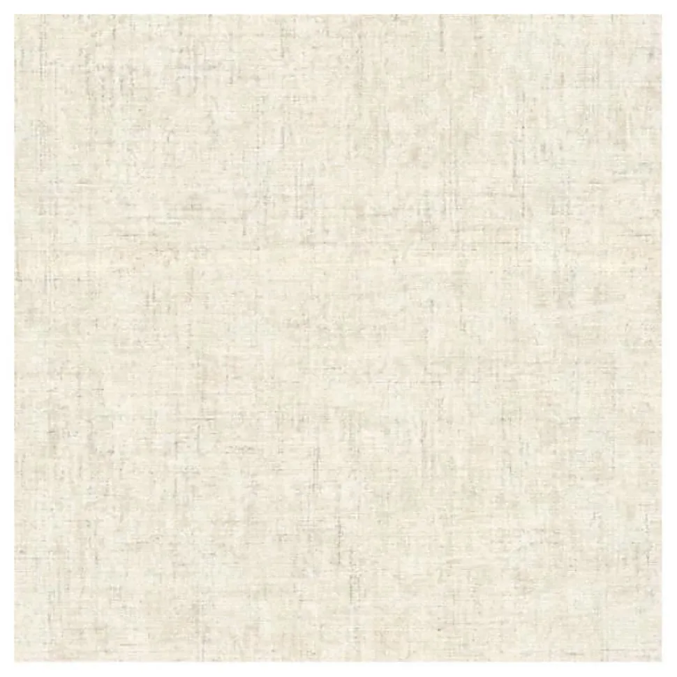 Papier peint vinyle sur intissé - Classique Chic - Effet toile beige et gris