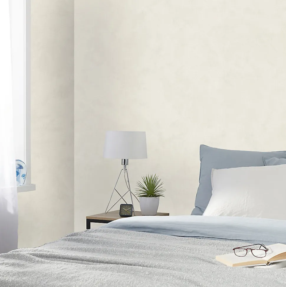 Papier peint vinyle sur intissé GoodHome Izier crème