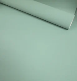 Papier peint vinyle sur intissé - Intemporel - Uni grain fin vert d'eau - Rouleau(x)