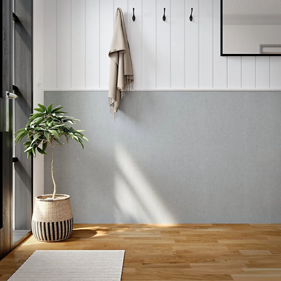 Papier peint vinyle sur intissé GoodHome Tille gris