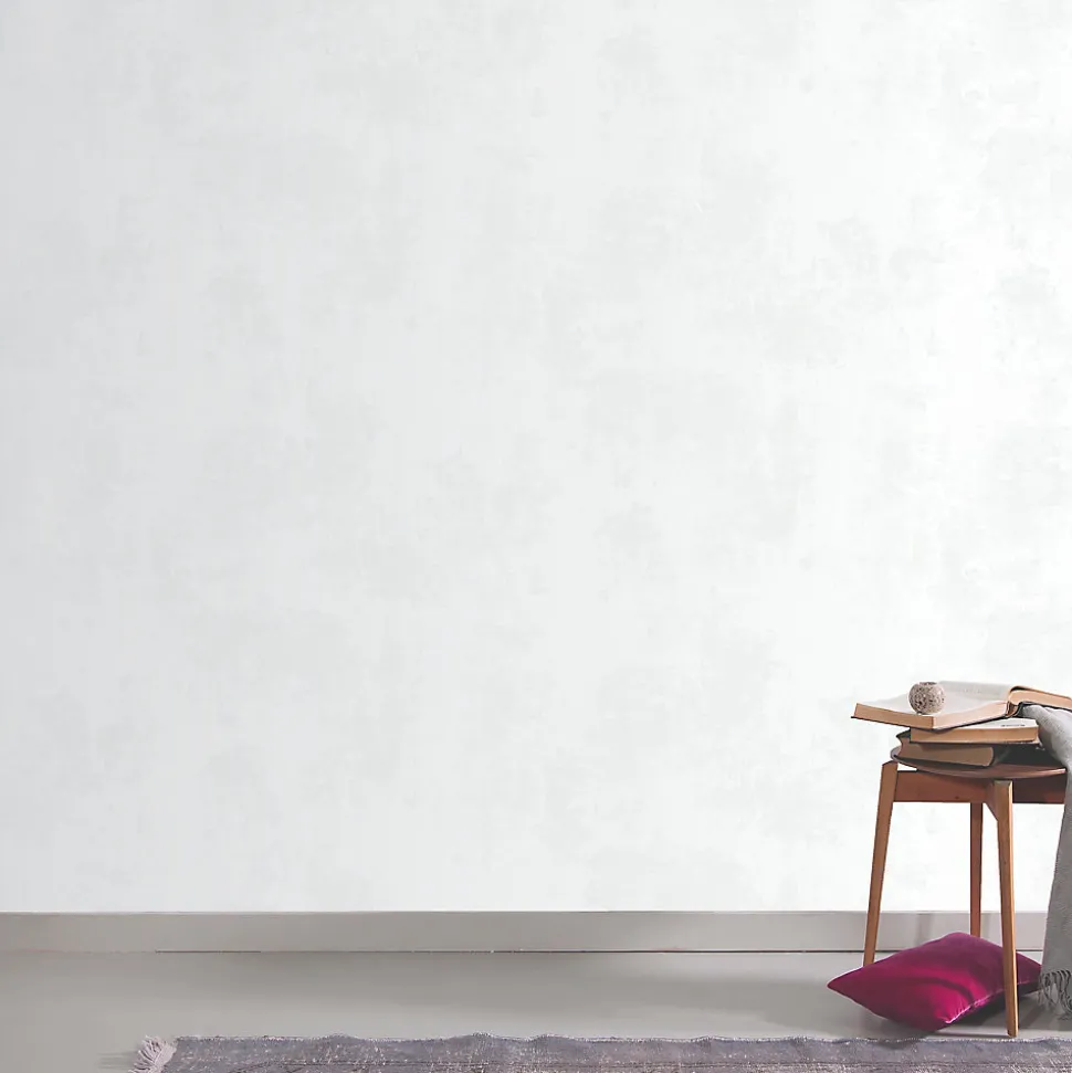 Papier peint vinyle sur intissé GoodHome Omey blanc cassé