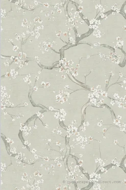 Papier peint vinyle sur intissé Fleur L.10.05 x l.0.53 m. - Réf. AS-781991