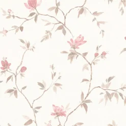Papier peint vinyle sur intissé GoodHome Mugga rose