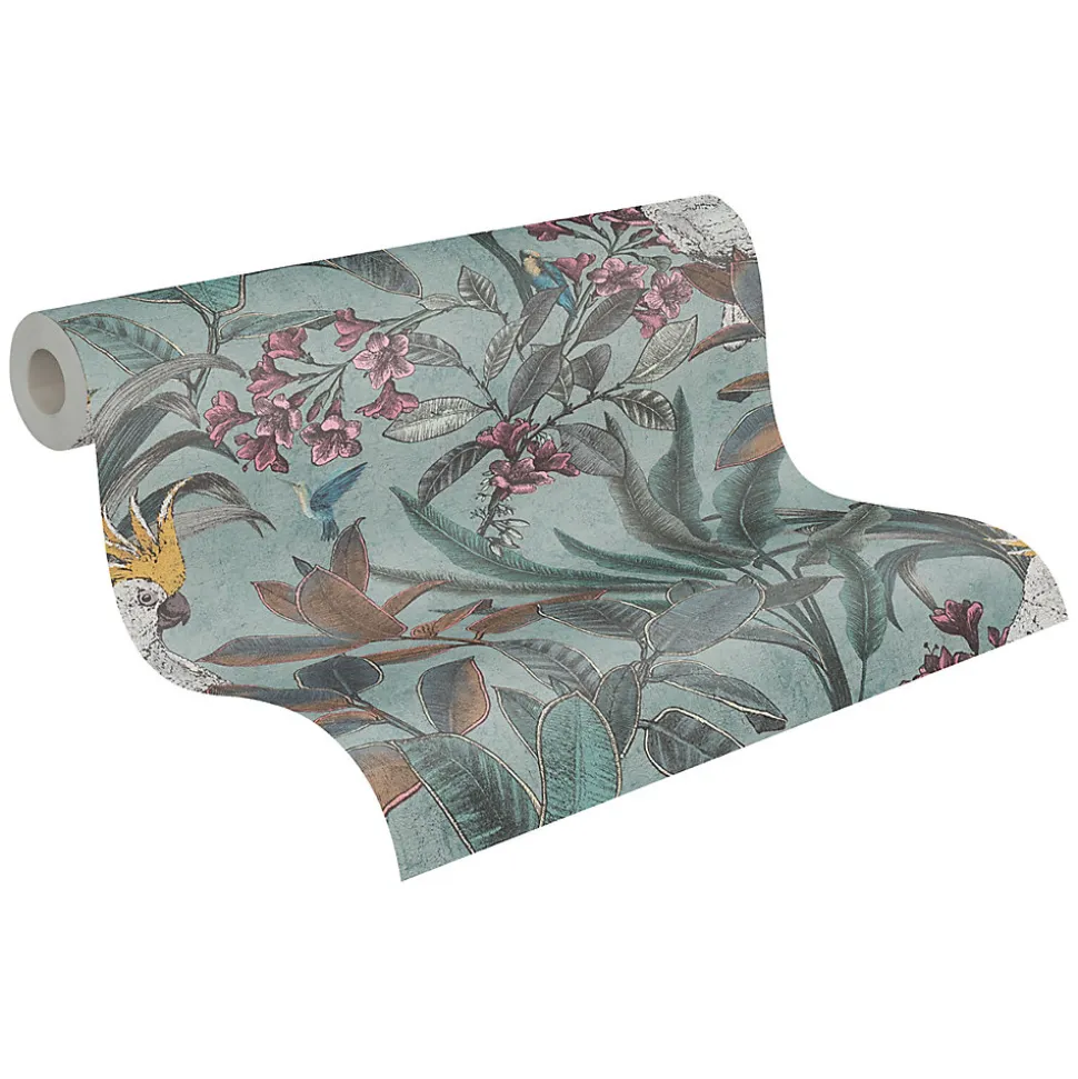 Papier peint vinyle sur intissé Jungle L.10.05 x l.0.53 m. - Réf. AS-397482