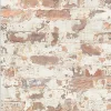 Papier peint vinyle sur intissé Brique L.10.05 x l.0.53 m. - Réf. AS-369291