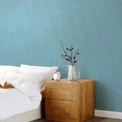 Papier peint vinyle sur intissé GoodHome Lery bleu