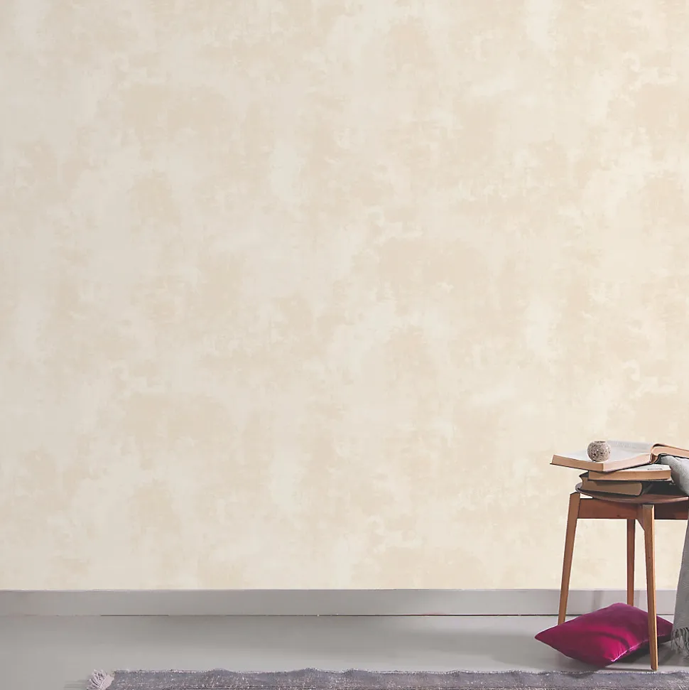 Papier peint vinyle sur intissé GoodHome Omey beige