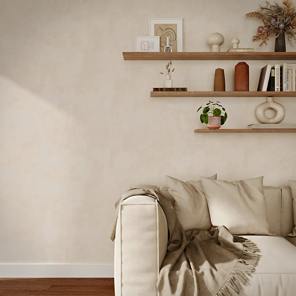 Papier peint vinyle sur intissé GoodHome Omey beige