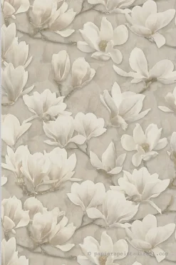 Papier peint vinyle sur intissé Fleur L.10.05 x l.0.53 m. - Réf. AS-396102