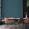 Papier vinyle sur intissé GoodHome Masson bleu
