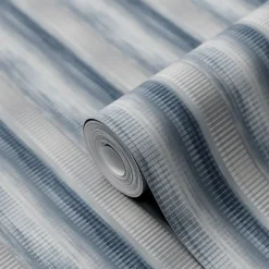 Papier vinyle sur intissé GoodHome Reiter gris et bleu