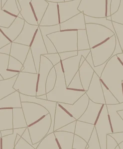 Papier vinyle sur intissé GoodHome Schiele taupe