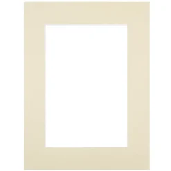 Passe-partout beige 24x30 cm ouverture 15x20 cm Fabriqué en France