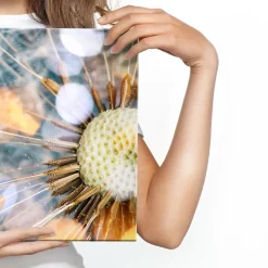 Peinture PISSENLIT Plante Nature 3D 120cm x 80cm - Parfait pour décorer votre salon, chambre ou bureau avec un design unique et é