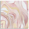 Peinture sur toile abstraite multicolore 80x2,8x80 cm