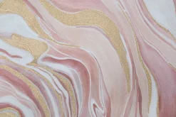 Peinture sur toile abstraite multicolore 80x2,8x80 cm