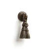 Pendule en zamak avec finition en cuir, dimensions: 22x52x15mm, inserts: 22mm-