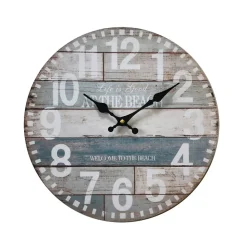 Pendules Horloge Murales Vintage Shabby 33,8x33,8x4