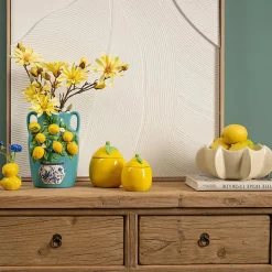 Petit Vase citron en céramique