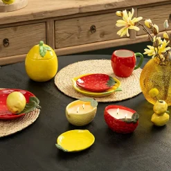 Petit Vase citron en céramique