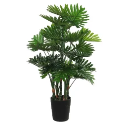 Philodendron artificiel en pot plastique vert ø80 x h.120 cm