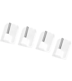 Pitons Adhésifs pour Tringle Extensible - Lot de 4
