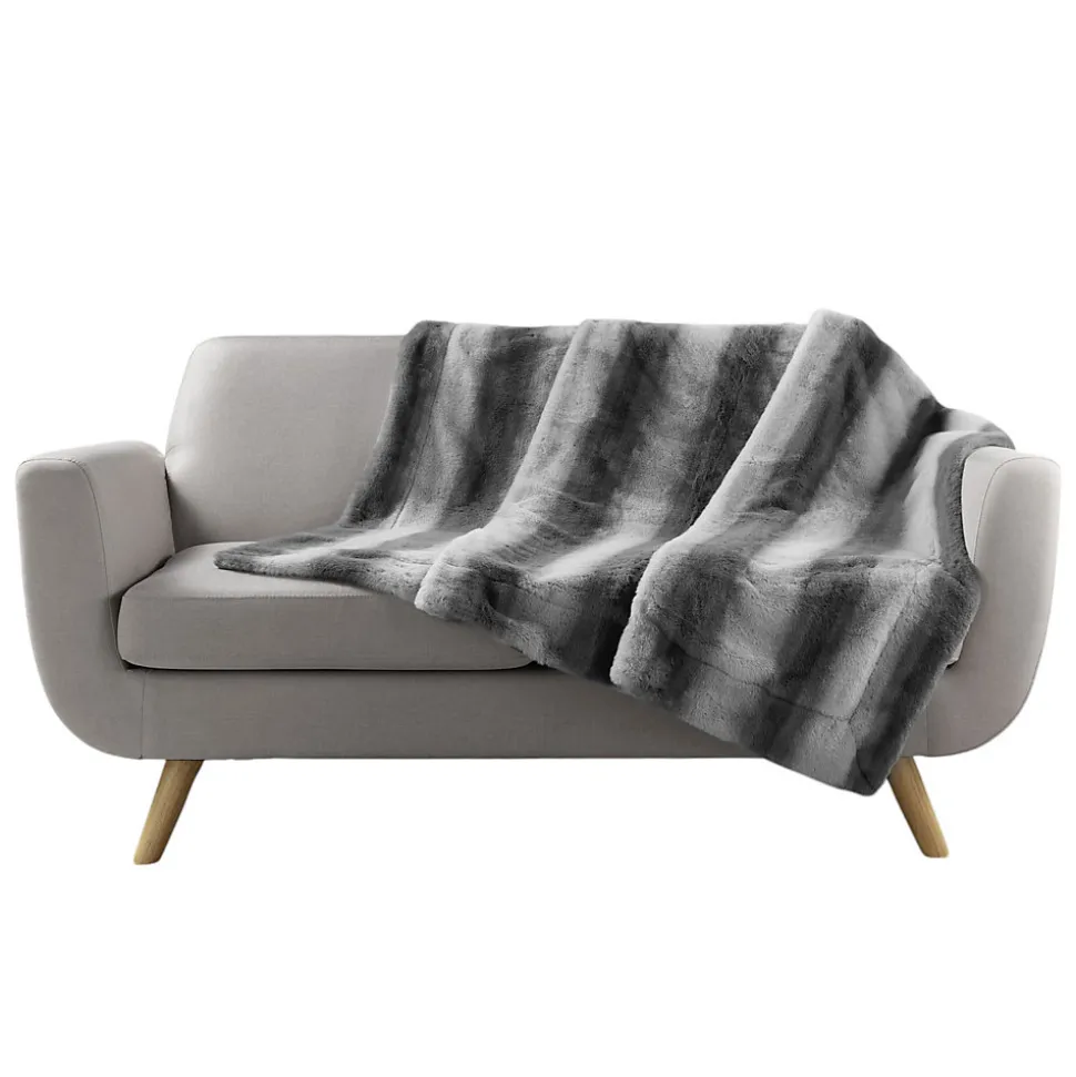 Plaid a poils doux Cougare design et moderne