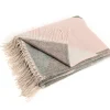 Plaid alice 130x170 cm gris-rose