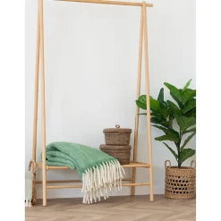Plaid Carmel Vert 130x170 cm - Élégance et Confort pour Votre Intérieur