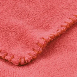 Plaid cocooning rouge L.170 x l.120 cm