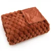 Plaid diana terracotta 130x170 cm