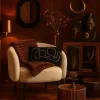 Plaid en fausse fourrure ultra doux marron 200x130 cm