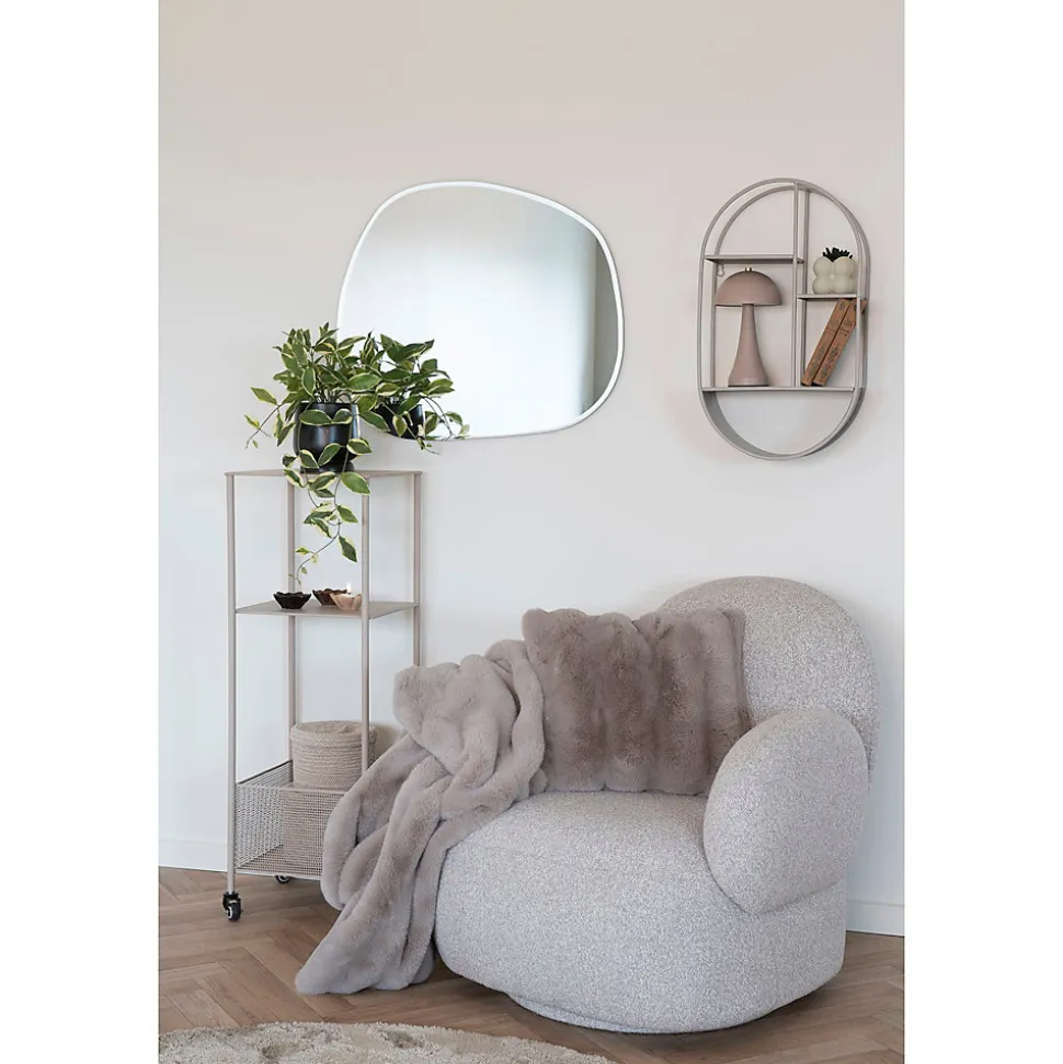Plaid en fourrure synthétique beige 130x180 cm - Confort et Élégance