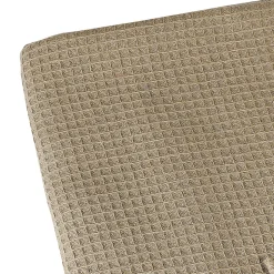 Plaid en nid d'abeille (240x250 cm - Taupe)