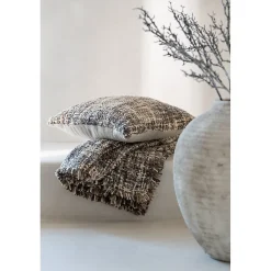 Plaid en polyester marron 180x130cm